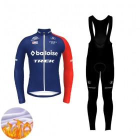 Baloise TREK Lions Cykeltrøje Langærmet + Bib Cykelbukser Vinter Thermal Fleece 2024 N001